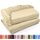 Utopia Bedding Spannbettlaken für Doppelbett, weiche gebürstete Mikrofaser, Tiefe Taschen, schrumpffrei und lichtbeständig, pflegeleicht (Twin XL, Beige)