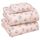 RUVANTI Bettlaken-Set aus 100% Baumwolle, atmungsaktive Perkal-Webart, 40,6 cm Tiefe Taschen, Hotelstandard, angenehm kühl, langlebig, Blumendesign, Einzelbett, 3-teilig, Frühling