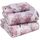 RUVANTI Bettlaken-Set aus 100 % Baumwolle, atmungsaktive Perkal-Webart, 40,6 cm tiefe Taschen, Hotelstandard, angenehm kühl, langlebig, Blumendesign, Einzelbett, 3-teilig, Fliederblüte