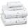 RUVANTI 100% Baumwolle, 4-teiliges Flanell-Bettlaken, Queen-Size, Tiefe Tasche, warm, super weich, atmungsaktiv, feuchtigkeitsableitend, Spannbetttuch, 2 Kissenbezüge – cremeweiße Blume