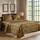 Satin Sheets California King [4-teilig, Goldener Leopardenmuster] luxuriöses seidiges Bettlaken-Set, extra weiches 1800 Mikrofaser, knitterfrei, farbecht, schmutzabweisend – tiefes Spannbetttuch