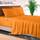 Elegant Comfort 4-teiliges Bettlaken-Set, luxuriöse Bettwäsche 1500, hochwertige Mikrofaser, rundum elastisch, 45,7-61 cm tiefes Spannbetttuch, extra Tiefe Bettlaken, California King, Persimmon