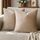 Gigizaza, dekorative Kissenbezüge, 46 x 46 cm, 2-er-Set, Samt, Boho, taupe, quadratisch, für Couch, für Sofakissen