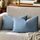 GIGIZAZA, dekorative Lendenkissenbezüge aus Samt, für Sofa, Bett, 2 Stück, graublau, 30,5 x 50 cm