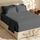 Hearth & Harbor Bettwäsche-Set, Queen-Size, extra Tiefe Bettlaken – passend für Matratzen mit Einer Tiefe von 45,7–61 cm, 6-teiliges Set, Grau
