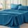 Bedsure Bettwäsche-Set – Blaugrün Queen-Bettlaken – weiche gebürstete Mikrofaser, knitterfreies Bettwäsche-Set – 1 Spannbetttuch, 1 Bettlaken, 2 Kissenbezüge (Queensize, Blaugrün)