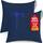 Utopia Bedding Wasserdichter Kissenschutz mit Reißverschluss, 66 x 66 cm (Marineblau), Bettwanzen-Bezüge, feuchtigkeitsableitende Kissenbezüge, 2 Stück