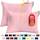 Utopia Bedding Premium 100% wasserdichter Kissenschutz mit Reißverschluss, King Size (2er-Set), Bettwanzen- und milbendicht, mit Reißverschluss, Rosa