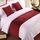 Bettläufer, King-Size-Bett, weicher Samt, Dekoration, Bettbezug, rot, luxuriöse Tagesdecke, Bettläufer, für Fuß, Bett, Schal, Bett, Handtuch für Hotel, Schlafzimmer, Hochzeitszimmer, 240 x 50 cm