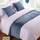 QRGMKL Premium Samt Bettläufer Tagesdecke, weich kein verblassender Bettschal Läufer für Schlafzimmer Hochzeitszimmer Home Hotel Bettwäsche Dekorationen-Blue||210X50cm for 1.5m Bed