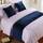 QRGMKL Premium Samt Bettläufer Tagesdecke, weich kein verblassender Bettschal Läufer für Schlafzimmer Hochzeitszimmer Home Hotel Bettwäsche Dekorationen-Dark Blue||240X50cm for 1.8m Bed