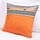 TTiiLoe 50 x 50 cm Kissenbezüge, quadratischer Kissenbezug mit unsichtbarem Reißverschluss, Heimdekoration, Kissenbezug für Sofa, Stuhl, Autositz, Orange