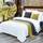 TTiiLoe Luxuriöser Bettläufer, Bettschal für Bettwäsche, Dekoration, moderne Decken, Tagesdecke, Hotel-Bettbezug, Schutz für Schlafzimmer, Gelbgrau, 50 x 210 cm für 1,5 m Bett