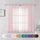 Aiyufeng Blush Pink Sheer Curtains 54 Inch Length 2 Panels Set, Light Filtering Airy Rod Pocket Light Pink Window Curtain Treatment Drapes for Kitchen Bedroom Living, Each 42Wx54L Inches