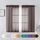 Aiyufeng Transparente Vorhänge, 114 cm lang, 2 Paneele, solide Voile-Oberseite, Doppelstangentaschen, stilvoll, atmungsaktiv, Fensterbehandlung für Kinderzimmer/Schlafzimmer/Wohnzimmer, 106 x 114 cm