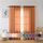 Aiyufeng Transparente Vorhänge, 183 cm lang, 2 Paneele, lichtfilternd, luftige Stangentasche, orangefarbene Fenstervorhänge, Behandlungsvorhänge für Küche, Schlafzimmer, Wohnzimmer, jeweils 106 x 183