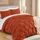 Andency Queen-Size-Bettdecken-Set, 3-teilig, weich, dekorative Biesen, Bettdecken und Sets, Ganzjahres-Bettwäsche-Set aus Mikrofaser, leichtes Bettwäsche-Set für Queen-Size-Bett, Burnt Orange