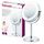 Beurer BS 55 Kosmetikspiegel, Beauty-Spiegel mit 7-fach Vergrößerung, mit Dimmfunktion, beleuchteter Schminkspiegel mit LED Licht, ideal für Make-Up und Gesichtspflege, kompakter Bad-Spiegel