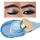 Oulac Glitzer Lidschatten Blau| Lidschatten & Highlighter Duo| Wasserfest & Langlebig| Transparent Glitzer Finish| Verblendbares & Faltenfreies Augen-Makeup| Vegan & Cruelty-Free|12g (02)