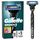 Gillette Mach3 Nassrasierer Herren, Rasierer + 1 Rasierklinge mit 3-fach Klinge