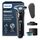 PHILIPS Shaver Series 7000 – Elektrischer Nass- und Trockenrasierer für Herren mit ausklappbarem Trimmer, Reinigungsstation, Ladestation & Reiseetui (Modell S7886/55)