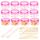 12 Stück döschen,döschen 5ml,döschen mit deckel,dosen für lippenbalsam döschen,kleine tiegel für lippenbalsam,mini cremedose leer,probenbehälter,cremedosen zum befüllen,salbendöschen,kosmetikdosen