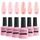 AIMEILI Rubber Base Gel Set 6pcs Rubber Base Coat Soak Off UV LED Nägel Unterlack Gel Nagellack Maniküre Kit 6 * 10ml - 54