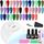 JODSONE UV Gel-Nagellack-Set in 20 Farben mit UV-Licht, Basis- und Decklack, matt, hochglänzend, leuchtendes Nagelgel, ausgestattet mit Maniküre-Werkzeugen…