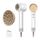 DREAME Hair Glory Combo Haartrockner,Trocknet schnell,110.000 Umdrehungen pro Minute,Luftstrom70m/s,Negativ-Ionen-Technologie,Temperatur-und Luftgeschwindigkeitsregelung,Düse Diffusor,Geräuscharm,Weiß