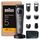 Braun Barttrimmer Series 5, Elektrischer Bartschneider Herren mit 9 Zubehörteile, Ultrascharfe ProBlade Klinge, 120 Min Akkulaufzeit, Kabelloser Bartrasierer, 40 Längen, Wasserdicht, BT5565, Grau