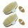 URAQT Trockenbürste, Rückenbürste Massagebürste Körperbürste Body Dry Brush Bürsten mit natürliche Borsten für Peeling Massage Verbessern die Durchblutung Cellulite (C-2PCS)