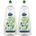 CARE+PROTECT ECO+ Ökologischer Klarspüler, 500ml I Bio Klarspüler für Spülmaschinen I Absolute Brillanz & schnelle Trocknung I Natürlicher Klarspüler, Glanz ohne Ränder & Rückstände (Packung mit 2)