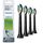 Philips Original Sonicare Black b眉rstenk枚pfe, 4er-Pack, Schwarz