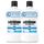 Listerine Advanced White Mild Geschmack (Packung mit 2 x 1 l) Mundspülung, alkoholfreie, aufhellende Mundspülung, Mundelixier für optimale Mundreinigung