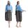 Hiturbo Surf Handtuch Poncho Umziehhilfe - Herren und Damen Changing Robe badeponcho Umkleidehilfe Surfen Strand Blau/Grau