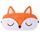 Schlafmaske Kinder, Ultraweich Schlafmaske Kinder Mädchen 3D Süße Tiere Schlafbrille Kinder für Mädchen Jungen Damen Nickerchen Reisen,weihnachtsgeschenke(Orange, Fuchs)
