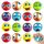 15 Anti-Stress Spielzeug, 6CM Lustige Gesichter Softball, Mini Lächeln Gesicht Bälle, Schaum Stressbälle, Verschiedene Emoticons Stressball, Antistressball Wutball für Kinder Erwachsene