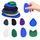 8 Stück Fidget Toys Sensory Stones, Stressabbau Erwachsene Sensorische Stone, Sensorik Spielzeug, Stressberuhigendes Spielzeug für Stress, Angst, Adhs und Autismus
