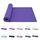 Good Nite Yogamatten Für Frauen Rutschfeste Strukturierte Oberflächen Gymnastikmatte Yoga Matte Dicke 6 mm Mit Tragegurt Tpe-Übungsmatte Für Yoga Pilates Gymnastik (183X61cm) (Lila)