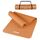 ALPIDEX Yogamatte 183 x 60 x 0.8 cm Phthalatfreie Fitness Matte E-Book Tragegurt rutschfest Gymnastik Turnen Pilates Sport Physio HIIT Yoga Trainingsmatte Isomatte Hautfreundlich, Apricot