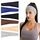 Flintronic 6 PCS Sports Damen Stirnband, Baumwollstretch Schweißband Mischfarben, Wicking Stretchy Stirnband für Frauen Sport/Yoga/Laufen/Fitness