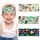 BETESSIN 3 Stück Haarband Jungs Dinosaurier Kinder Stirnband Jungen Sport Haarbänder Elastisches Kopfband Mädchen Breite Sportstirnband Headband für Schule Sport Freizeit in 3 Stilen