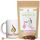 JoviTea® Himbeerblättertee BIO mit Tasse und Kandisstick - Kräutertee - Schwangerschaftstee -100% natürlicher Tee. Aus Biologischem Anbau. Himbeerblätter 80g (1er Pack)