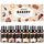 AESHORY Backöl Ätherische Öle Set 6x 10ML, Aromatherapie Duftöl für Diffuser, Kerzenherstellung - Lebkuchen, Kürbiskuchen, Kürbis-Pekannuss-Waffeln, Schokoladenkeks, Kirsch-Käsekuchen, Kaffeekuchen