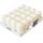 Horeca Candles - Stumpenkerzen - Elfenbein - Ø 4 x 7 cm - 120er Set Blockkerzen - Lange Brenndauer 12 Stunden - Ohne Duft - Kerzen für Haushalt, Feiern und Gastronomie