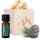 ALPEN HERZ Zirbenwürfel Set - Zirbenöl 10 ml naturrein aus Österreich - Zirbenholz Würfel Duftspender Zirben Duft Holz zur Deko Zirbe Diffuser Geschenke Zirbelkiefer Zirbenlüfter Zirbenset (Bergmotiv)