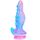 25cm Riesen Fantasy Dildo von Monster mit großem mit saugnapf, Silikon Drachen XL Analplug Flexibler G Punkt Langdildo Erwachsener Penis für Frauen und Männer Blau