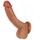 YQlove Realistischer Dildo - Realistischer Flüssiges Silikon Dildo, 22CM perfekte Größe, Weichen Zwei Layer mit Echten Venen und Prallen Hoden,Analdildo Sex Spielzeug für die Frau (Naturfarbe)