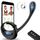 Anal Plug Vibrator Sex Spielzeug für die Männer - Penisring Dildo Prostata Stimulation Cockring Sexspielzeug Analplug Analvibratoren Mann mit 10 Vibration, APP Fernsteuerung Ringe für Paare Extrem Sex