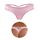 ohyeahlady Sexy String Tanga Damen Spitze Thong Brazilian Slip Unterwäsche Dessous Unterhosen Panty Große Größen Bikini Hipster Reizwäsche Rosa,L